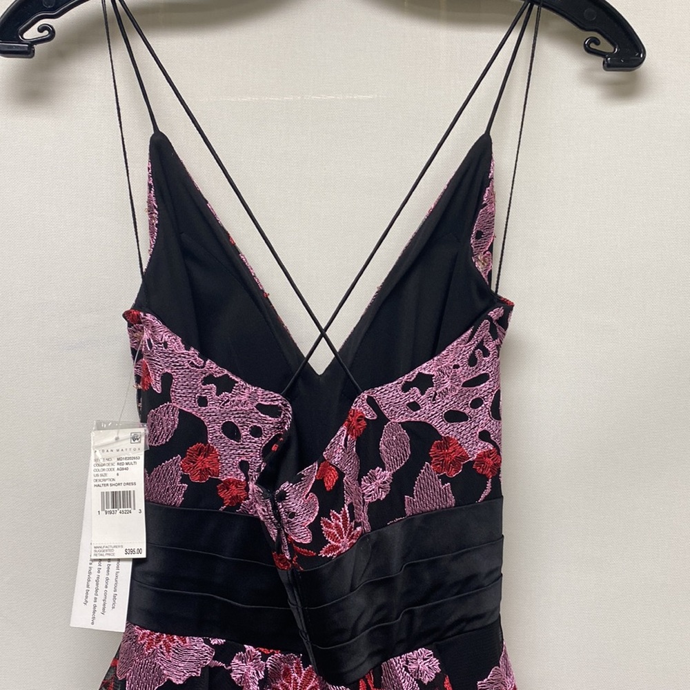 Aidan Mattox halter tiered midi dress - Picture 7 of 7
